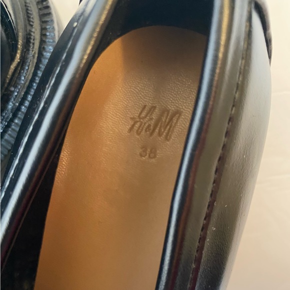 H&M Women’s Chunky-soled loafers Black Size 38/US 7 “as is” - Picture 6 of 11